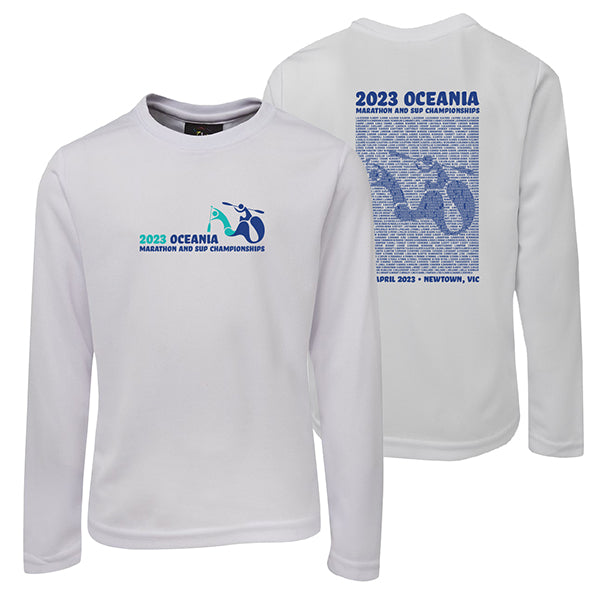 2023 Oceania & PA Canoe Marathon & SUP Championships Long Sleeve Tee Unisex