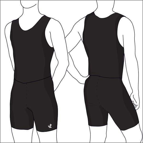 JL Black Unisuit - Men