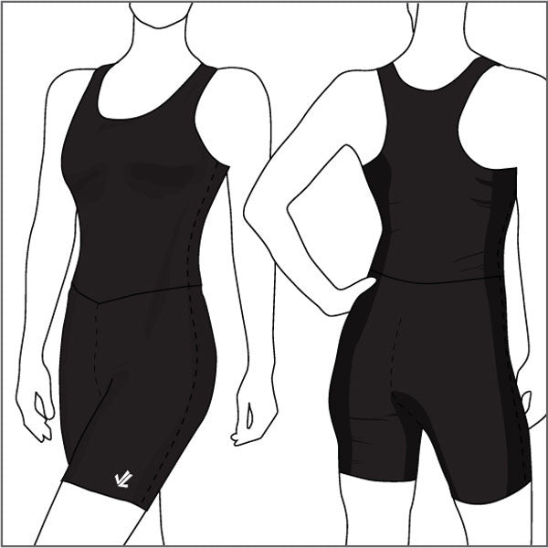 JL Womens Black Unisuit